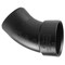 Charlotte Pipe And Foundry Charlotte Pipe 1-1/2 in. Hub X 1-1/2 in. D Spigot ABS 40 Degree Street Elbow ABS003230600 - alternate 1